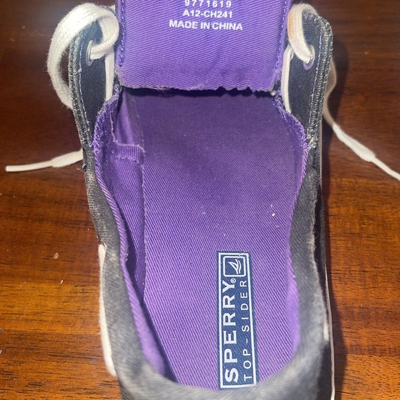 Sperry Ladies Bahama Canvas Shoes Boat Top Sider Size 7.5M 9771619 Grey - Picture 11 of 11